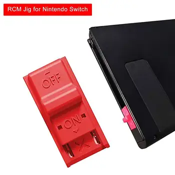 Nintendo Switch esetén Műanyag Jig csatlakozó Mini kapcsolóhoz Rcm csere Rcm klip ajak rövid csatlakozó Rövid csatlakozó D4G4-hez