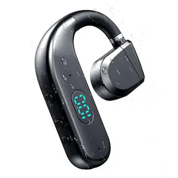  Egy fülű vezeték nélküli fejhallgató Sport fejhallgató vezeték nélküli nyitott fül 5.3 HIFI Sound kihangosító LED kijelzős fejhallgató üzleti használatra