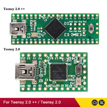 ÚJ Teensy 2.0++ USB AVR fejlesztői kártya ISP U lemezes billentyűzet egér kísérleti tábla AT90USB1286 Arduino számára