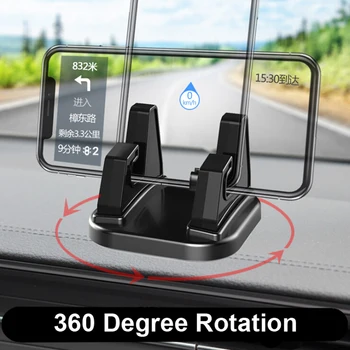 360 fokos forgatás autó mobiltelefon tartó műszerfal ragasztás Univerzális állványra szerelhető konzol mobiltelefonhoz GPS autós kiegészítők