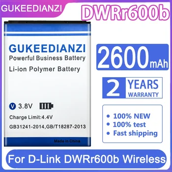 GUKEEDIANZI 2600mAh csere akkumulátor D-Link DWRr600b vezeték nélküli Bateria + követési számhoz