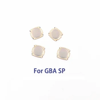 100PCS fém kupola GBA SP gombhoz Vezetőképes filmpattintó érintkező Nintencióhoz Gameboy SP Válassza a Start Csere lehetőséget Tartozékok