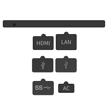 Alkalmas ps5 host pordugóhoz USB HDMI porruha alkalmas ps5 játékgazda pordugóhoz szilikon 7 részes készlet