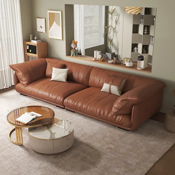 Európa Minimalista kanapék Modern luxus kétszemélyes Nordic Pihentető kanapé Fekvő Gazdasági Meuble de Salon Nappali bútorkészlet