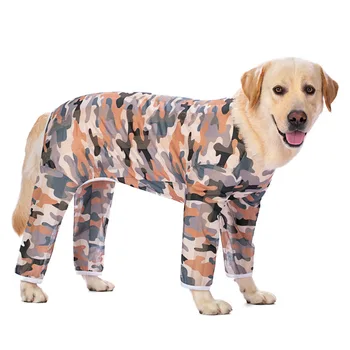 Big Dog Clothing Jumpsuit Large Dog Clothes Overalls Corgi Samoyed Husky Japán Akita Labrador Golden Retriever jelmez Ruha