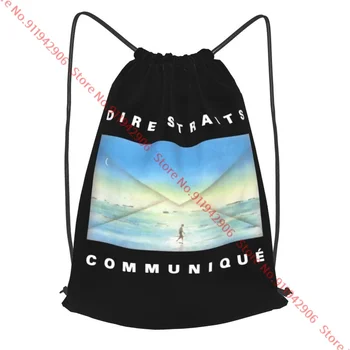 Dire Straits húzózsinóros hátizsák Gym Art Print Gym Tote táska Kültéri futó sporttáska