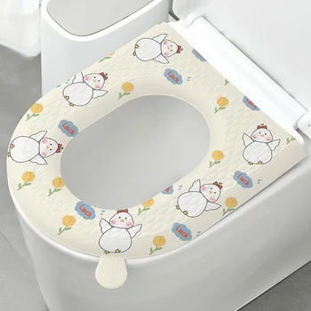 Universal EVA WC párna matrica Fürdőszoba Closestool védő Vízálló puha WC ülőke huzat Mosható hab WC-huzat
