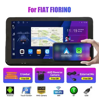 10.33 hüvelykes autórádió FIAT FIAT FIORINO Octa Core 2Din Android Octa Core autórádió DVD GPS navigációs lejátszó QLED képernyő Carplay