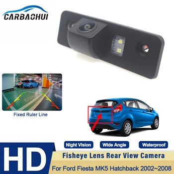 HD CCD 1080 * 720 halszem visszapillantó kamera Ford Fiesta MK5 ferdehátú 2002 ~ 2008 autó jármű hátrameneti parkolási tartozékok