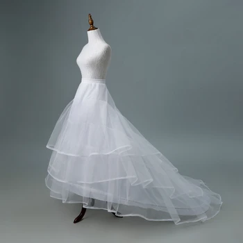 Új hátsó szoknya menyasszony Hátsó esküvői ruha Performance ruha szoknya hátsó kemény hálós nagy szoknya hátsó szoknya hátsó szoknya